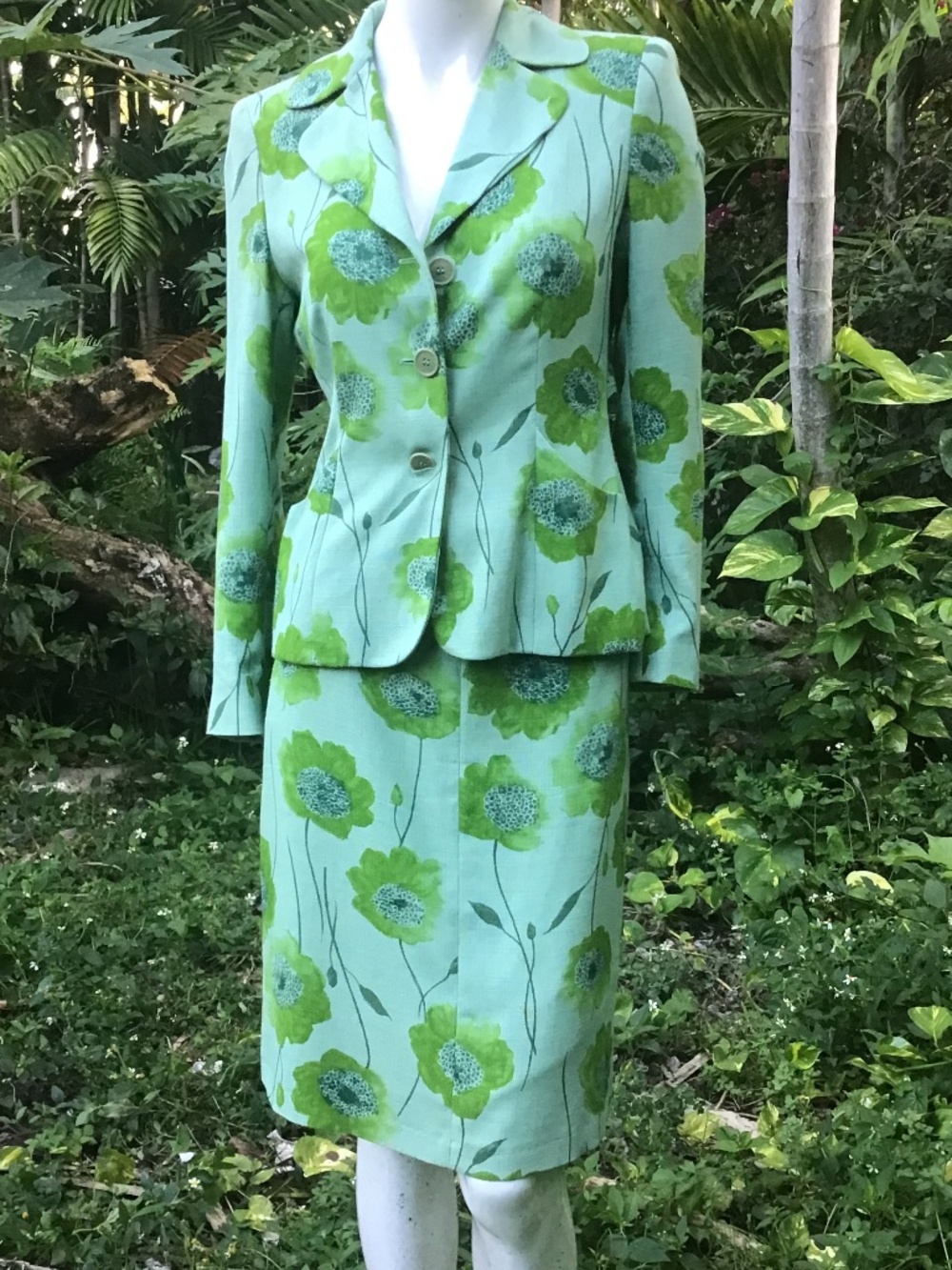 Vintage Moschino floral suit